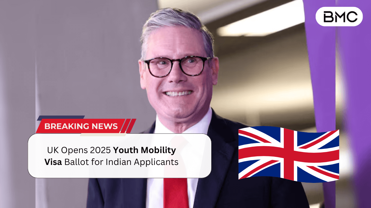 UK Opens 2025 Youth Mobility Visa Ballot for Indian Applicants